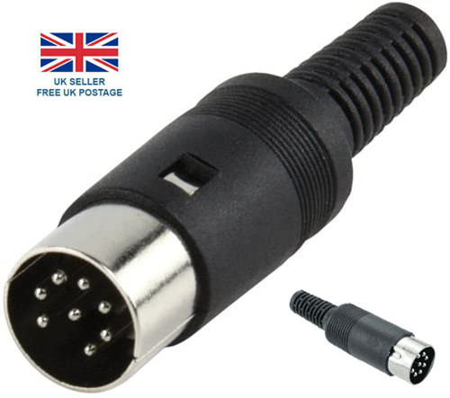 Pin din plug 270 degrees - plug,