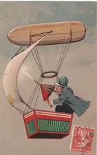 zeppelin postcard  1908