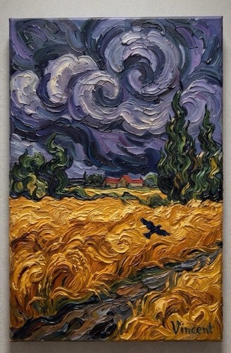 Vincent van gogh - signed, oil