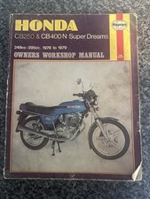 Honda Cb250 and Cb400n Super