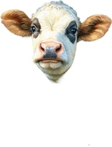 Colourful highland cow wall - highland,