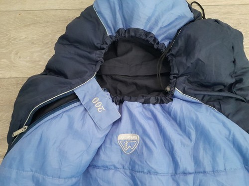 Blue single mummy sleeping - single, bag