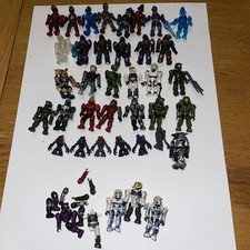 34 no Halo Mega Bloks Bundle Mini Figures Job Lot master chief brute covenant