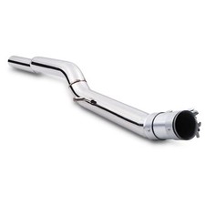 STAINLESS EXHAUST CENTRE SILENCER RESONATOR DELETE FOR AUDI TT MK1 8N 1.8T 225