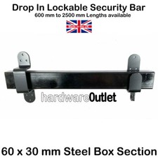 BLACK LOCKABLE DROP IN