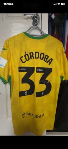 Matchworn and signed jose - and,
