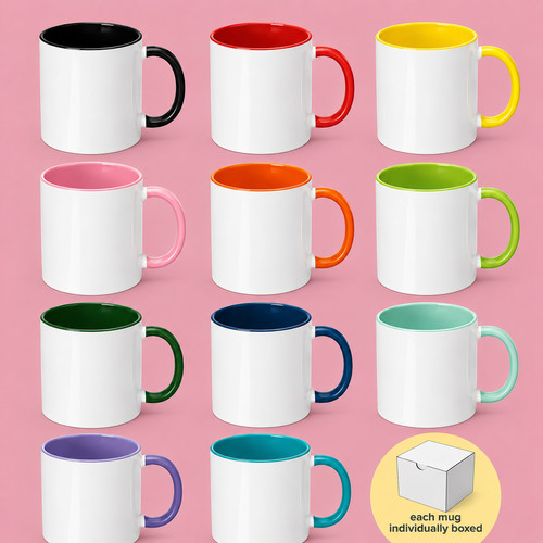 11oz coloured sublimation - 11oz, mugs