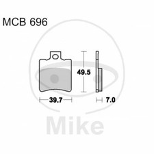 BRAKE PADS SINTER TRW
