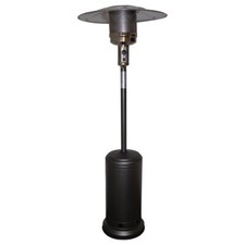 RADIANT PATIO HEATER 13KW OUTDOOR GAS WARMER GREY GARDEN FIRE BURNER WITH WHEELS