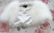 *COAST Ivory Soft FEATHER Fur