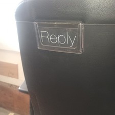 STEEL CASE GS LEATHER OFFICE CHAIR