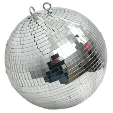 Showtec Silver Mirror Ball Without Motor With Manual 30 x 30 cm New F1