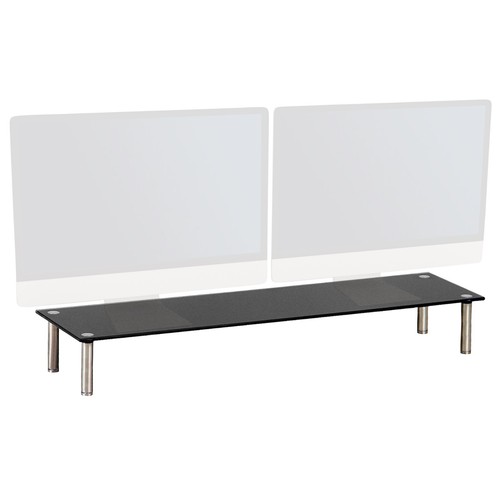 Large twin monitor riser stand - monitor,
