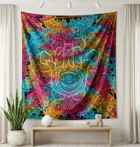Boho wall hanging tapestry - boho,