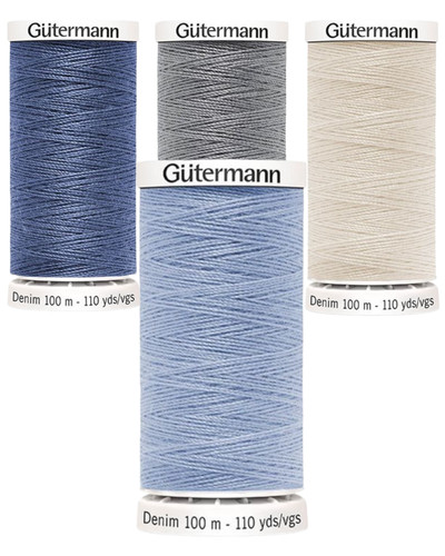 Gutermann denim jeans thread - denim,