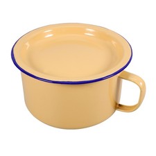 Enamel Bowl Lidded Instant Noodle Bowl Soup Bowl Tableware Multipurpose Bowl