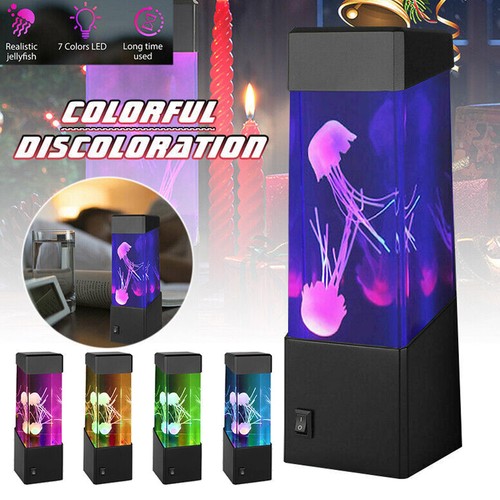 Led jellyfish lava lamp - led,