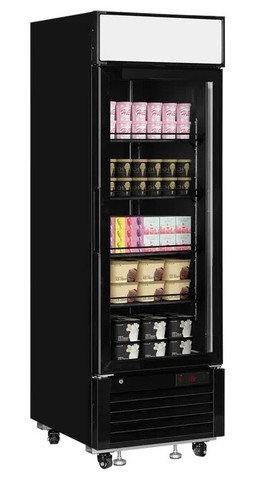 New upright single glass door - upright,