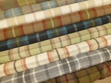 Porter & Stone BALMORAL Tartan Wool Effect Upholstery Fabric ** REDUCED TO CLEAR