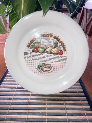 Vintage dinner plate - 1970s, 80s