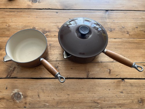 Creuset saucepans in - le,