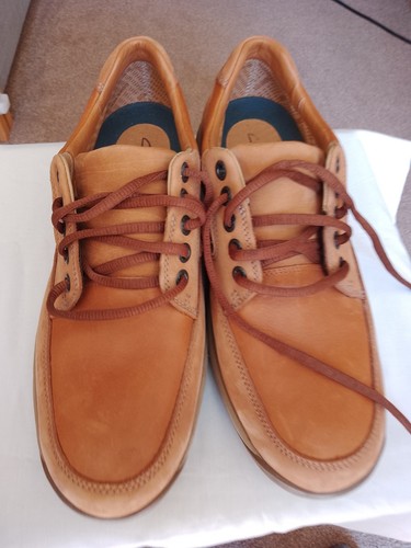 Clarke gel brown leather - gel,