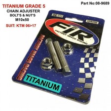 TITANIUM CHAIN ADJUSTER BOLTS