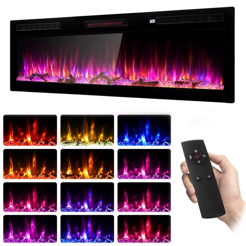 Wall media fireplace 60 - wall,