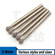 2-6mm Diamond Burr Ball Round