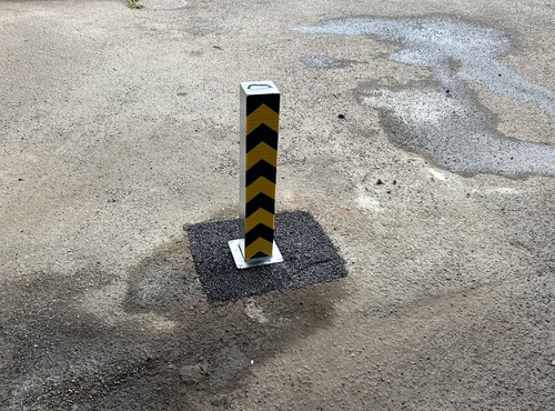Telescopic security post anti - telescopic,
