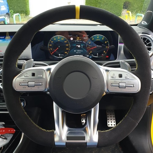 Alcantara steering wheel cover - steering,