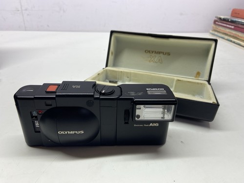 Vintage olympus camera a16 - xa,