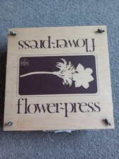 Large Vintage 1970s Habitat Flower Press