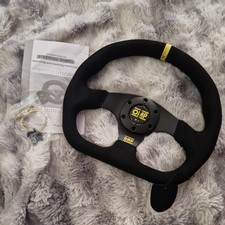 OMP Steering Wheel D-type PVC