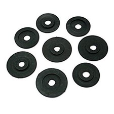 A Set of 8 Black Rubber Spring