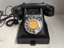 Vintage Bakelite Black Rotary