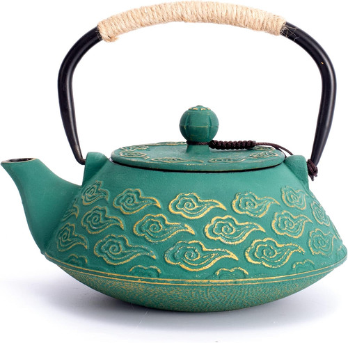 Cast iron teapot - iron, tea