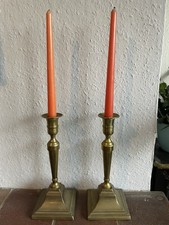 Vintage Tall Heavy Brass
