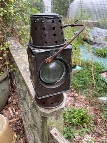 Vintage railway lamp - vintage,