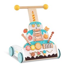 COSTWAY Wooden Baby Walker