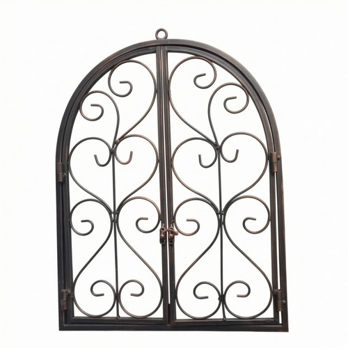 Wall ornament with scrollwork - wall,
