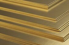 Prime Quality Natural Brass Multiple Sizes/Thickness - Multi-pack (Packs of 2)