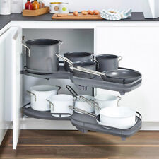 Kitchen Cabinet Cupboard Corner Pull Out Shelf Carousel Soft Close Storage Units