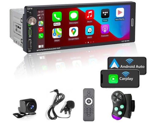Single din car stereo radio - 1,