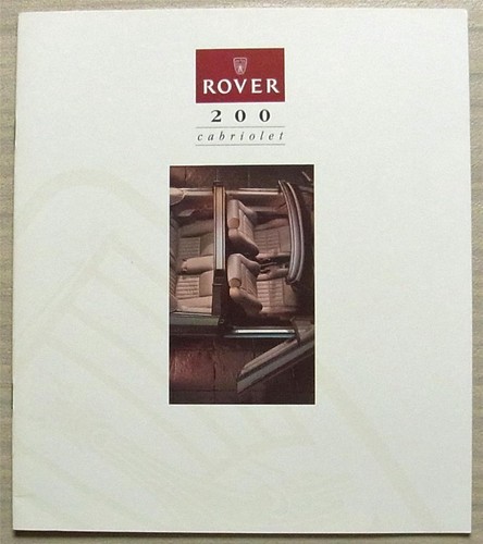 Rover 200 cabriolet 214 216 - cabriolet,