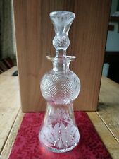 Edinburgh Crystal Thistle Decanter Edinburgh Mark 1955 to 1980s Rare