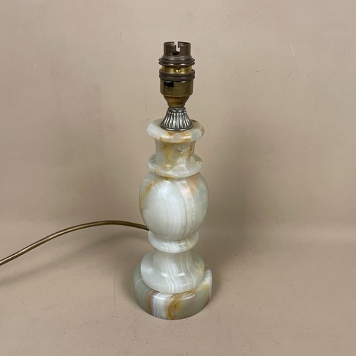 Antique onyx marble lamp - antique, light