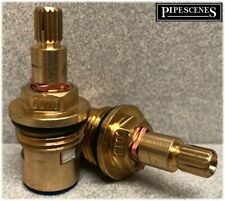 pipescenes555 CC13 Ceramic Disc Tap Cartridge Valves 18 Spline x 7.8mm PAIR