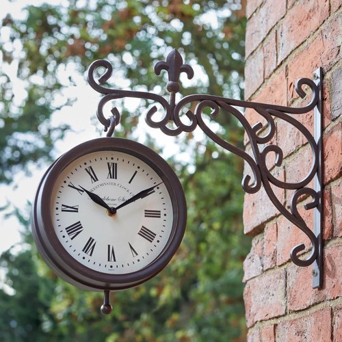 Garden station clock - station, &