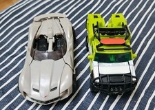 2 X TRANSFORMERS PLASTIC  CAR